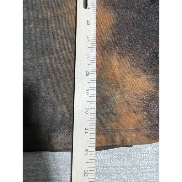 Michael Phillips A-Line Dress Women Medium Short Brown Tie Dye Brown Dress - Picture 9 of 10